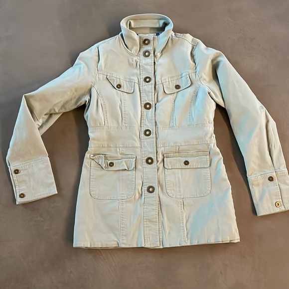 Carve Designs Jackets & Blazers - CARVE DESIGNS green military snap button jacket M